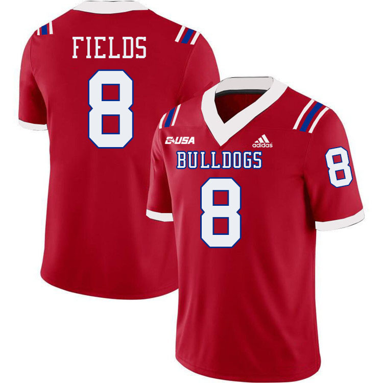 Jacob Fields Louisiana Tech Jersey,LA Tech Bulldogs Football Jerseys,Uniforms,Gears-Red